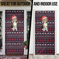 Beagle Dog They Know When You Have Snacks Christmas Door Cover Xmas Holiday Patterns - Wonder Print Shop