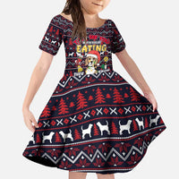 Beagle Dog They Know When You Have Snacks Christmas Family Matching Summer Maxi Dress and Hawaiian Shirt Xmas Holiday Patterns - Wonder Print Shop