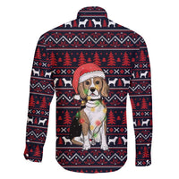Beagle Dog They Know When You Have Snacks Christmas Family Matching Summer Maxi Dress and Hawaiian Shirt Xmas Holiday Patterns - Wonder Print Shop
