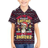 Beagle Dog They Know When You Have Snacks Christmas Hawaiian Shirt Xmas Holiday Patterns - Wonder Print Shop