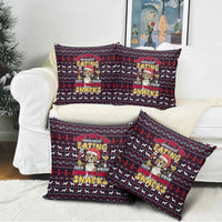Beagle Dog They Know When You Have Snacks Christmas Pillow Cover Xmas Holiday Patterns - Wonder Print Shop