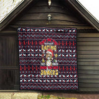 Beagle Dog They Know When You Have Snacks Christmas Quilt Xmas Holiday Patterns - Wonder Print Shop
