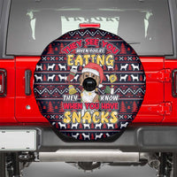 Beagle Dog They Know When You Have Snacks Christmas Spare Tire Cover Xmas Holiday Patterns - Wonder Print Shop
