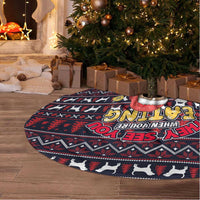 Beagle Dog They Know When You Have Snacks Christmas Tree Skirt Xmas Holiday Patterns - Wonder Print Shop