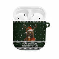 Bear Hunting and Beer Christmas AirPods Case Xmas Holiday Patterns - Wonder Print Shop