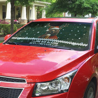 Bear Hunting and Beer Christmas Auto Sun Shade Xmas Holiday Patterns - Wonder Print Shop