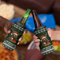 Bear Hunting and Beer Christmas 4 in 1 Can Cooler Tumbler Xmas Holiday Patterns - Wonder Print Shop