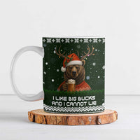 Bear Hunting and Beer Christmas Ceramic Mug Xmas Holiday Patterns - Wonder Print Shop