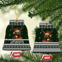 Bear Hunting and Beer Christmas Ceramic Ornament Xmas Holiday Patterns - Wonder Print Shop