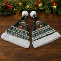 Bear Hunting and Beer Christmas Santa Hat Xmas Holiday Patterns - Wonder Print Shop