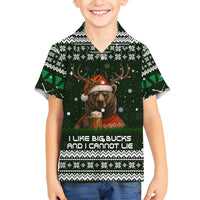 Bear Hunting and Beer Christmas Family Matching Long Sleeve Bodycon Dress and Hawaiian Shirt Xmas Holiday Patterns - Wonder Print Shop