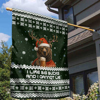 Bear Hunting and Beer Christmas Garden Flag Xmas Holiday Patterns - Wonder Print Shop