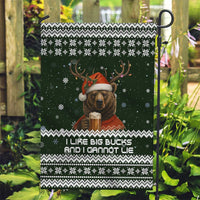 Bear Hunting and Beer Christmas Garden Flag Xmas Holiday Patterns - Wonder Print Shop