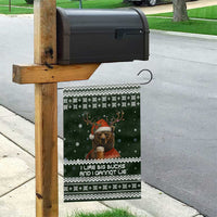 Bear Hunting and Beer Christmas Garden Flag Xmas Holiday Patterns - Wonder Print Shop