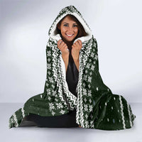 Bear Hunting and Beer Christmas Hooded Blanket Xmas Holiday Patterns - Wonder Print Shop