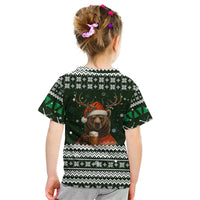 Bear Hunting and Beer Christmas Kid T Shirt Xmas Holiday Patterns - Wonder Print Shop