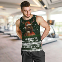 Bear Hunting and Beer Christmas Men Tank Top Xmas Holiday Patterns - Wonder Print Shop