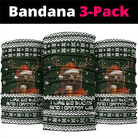Bear Hunting and Beer Christmas Neck Gaiter Xmas Holiday Patterns - Wonder Print Shop