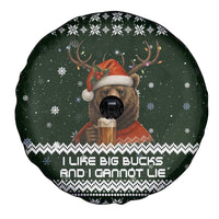 Bear Hunting and Beer Christmas Spare Tire Cover Xmas Holiday Patterns - Wonder Print Shop