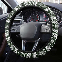 Bear Hunting and Beer Christmas Steering Wheel Cover Xmas Holiday Patterns - Wonder Print Shop