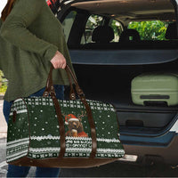 Bear Hunting and Beer Christmas Travel Bag Xmas Holiday Patterns - Wonder Print Shop