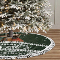 Bear Hunting and Beer Christmas Tree Skirt Xmas Holiday Patterns - Wonder Print Shop