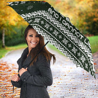 Bear Hunting and Beer Christmas Umbrella Xmas Holiday Patterns - Wonder Print Shop