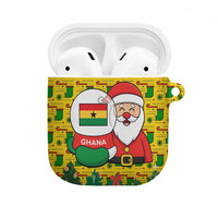 Ghana Christmas AirPods Case with Santa Ornament National Coat of Arms and Festive - Wonder Print Shop