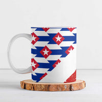 Cuba Christmas Ceramic Mug with Santa Hummingbird Cuban Flag Feliz Navidad and Snowflake - Wonder Print Shop