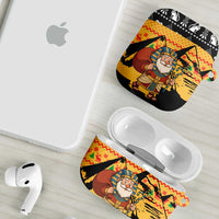 Egypt Christmas AirPods Case with Pharaoh Santa Pyramids Eye of Horus and Ancient Egyptian - Wonder Print Shop