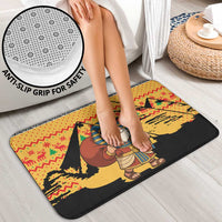 Egypt Christmas Bathroom Set with Pharaoh Santa Pyramids Eye of Horus and Ancient Egyptian - Wonder Print Shop