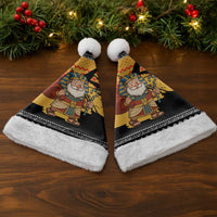 Egypt Christmas Santa Hat with Pharaoh Santa Pyramids Eye of Horus and Ancient Egyptian - Wonder Print Shop