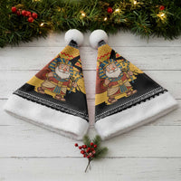 Egypt Christmas Santa Hat with Pharaoh Santa Pyramids Eye of Horus and Ancient Egyptian - Wonder Print Shop