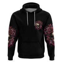 My Give A F Rose Skull Hoodie - Wonder Print Shop