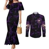 i-am-the-storm-rose-skull-couples-matching-mermaid-dress-and-long-sleeve-button-shirt