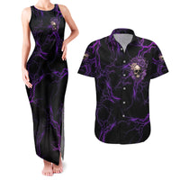 I Am The Storm Rose Skull Couples Matching Tank Maxi Dress and Hawaiian Shirt - Wonder Print Shop