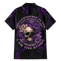I Am The Storm Rose Skull Family Matching Mermaid Dress and Hawaiian Shirt - Wonder Print Shop