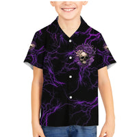 I Am The Storm Rose Skull Family Matching Mermaid Dress and Hawaiian Shirt - Wonder Print Shop