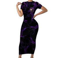 I Am The Storm Rose Skull Family Matching Short Sleeve Bodycon Dress and Hawaiian Shirt - Wonder Print Shop