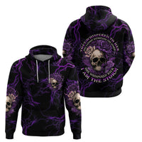 I Am The Storm Rose Skull Hoodie - Wonder Print Shop