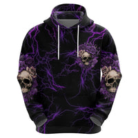 I Am The Storm Rose Skull Hoodie - Wonder Print Shop