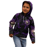 I Am The Storm Rose Skull Kid Hoodie - Wonder Print Shop