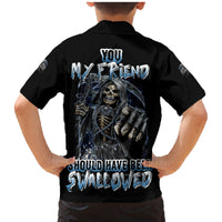 You My Friend Should Have Been Swallowed Family Matching Mermaid Dress and Hawaiian Shirt - Wonder Print Shop