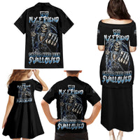 You My Friend Should Have Been Swallowed Family Matching Puletasi Dress and Hawaiian Shirt - Wonder Print Shop