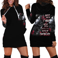 Don't Try To Figure Me Out Hoodie Dress - Wonder Print Shop