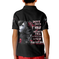 Don't Try To Figure Me Out Kid Polo Shirt - Wonder Print Shop