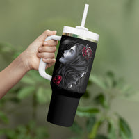 Don't Try To Figure Me Out Tumbler With Handle - Wonder Print Shop