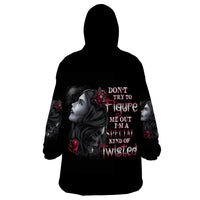 Don't Try To Figure Me Out Wearable Blanket Hoodie - Wonder Print Shop