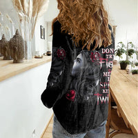 Don't Try To Figure Me Out Women Casual Shirt - Wonder Print Shop