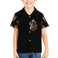 Skl Rose - Zero Fck Given Family Matching Puletasi Dress and Hawaiian Shirt - Wonder Print Shop